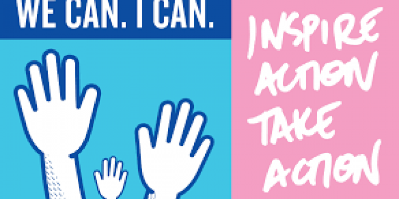 Infographic, We Can. I Can. Inspire Action, Take action