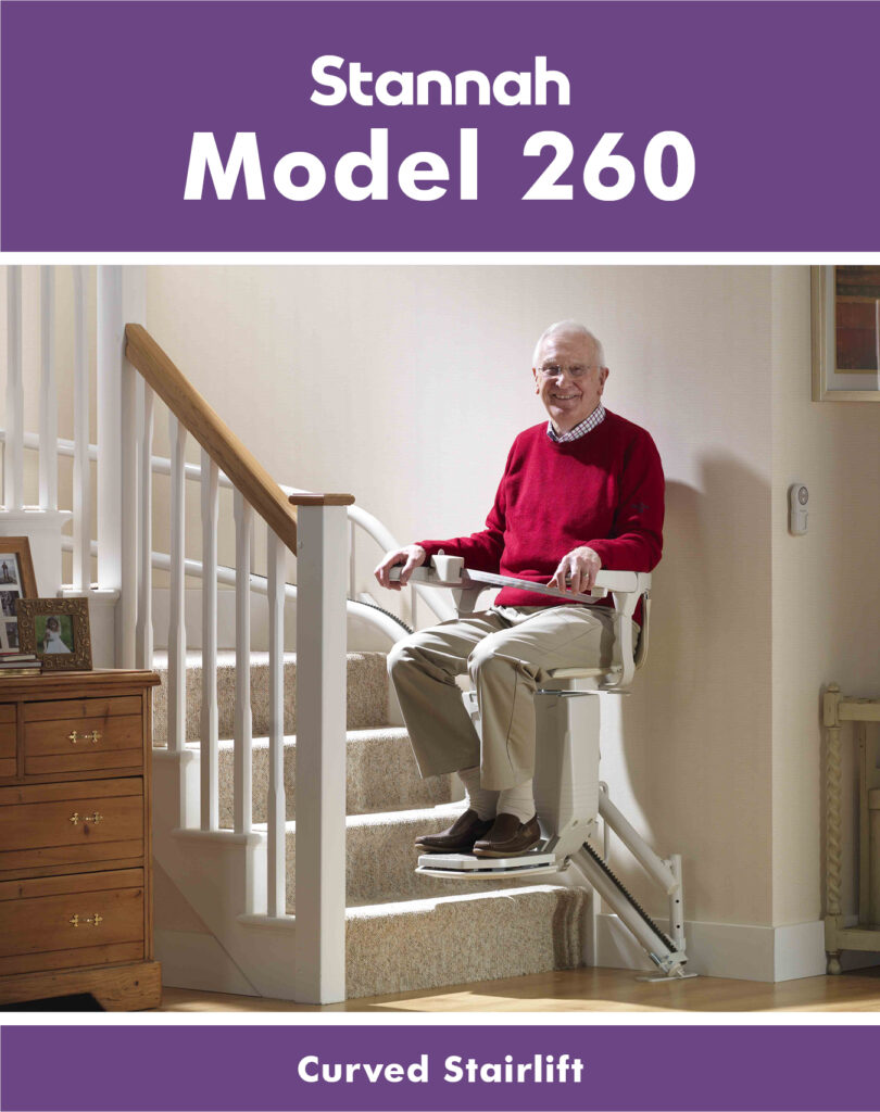 We install stairlifts - curved.