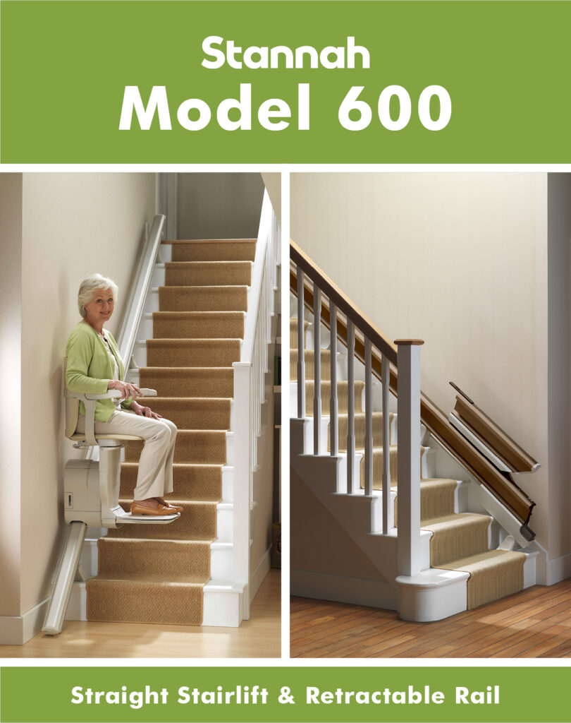 We install stairlifts - straight.