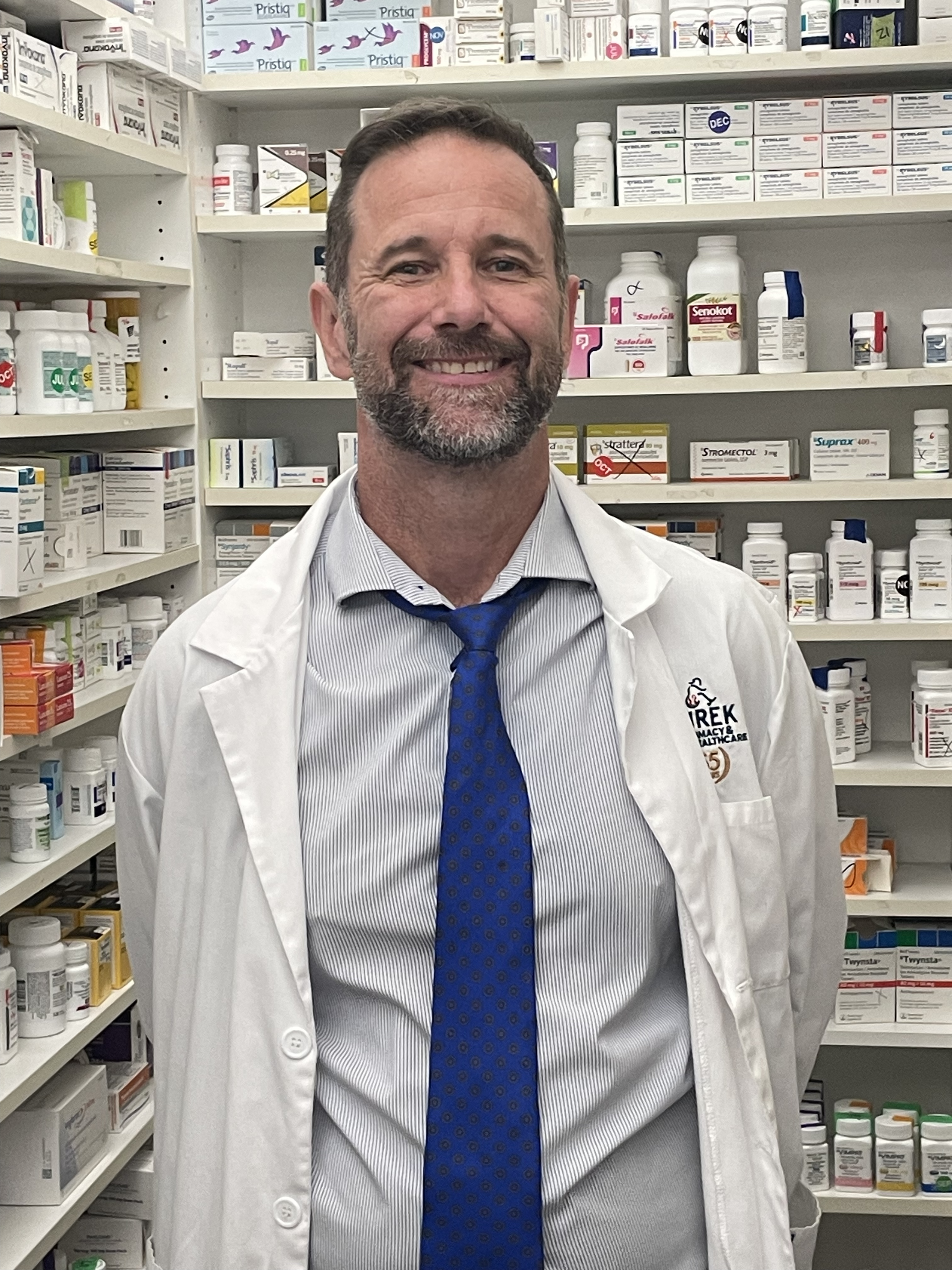 Steve Bond, Pharmacist at Yurek Pharmacy & Home Healthcare in St. Thomas.