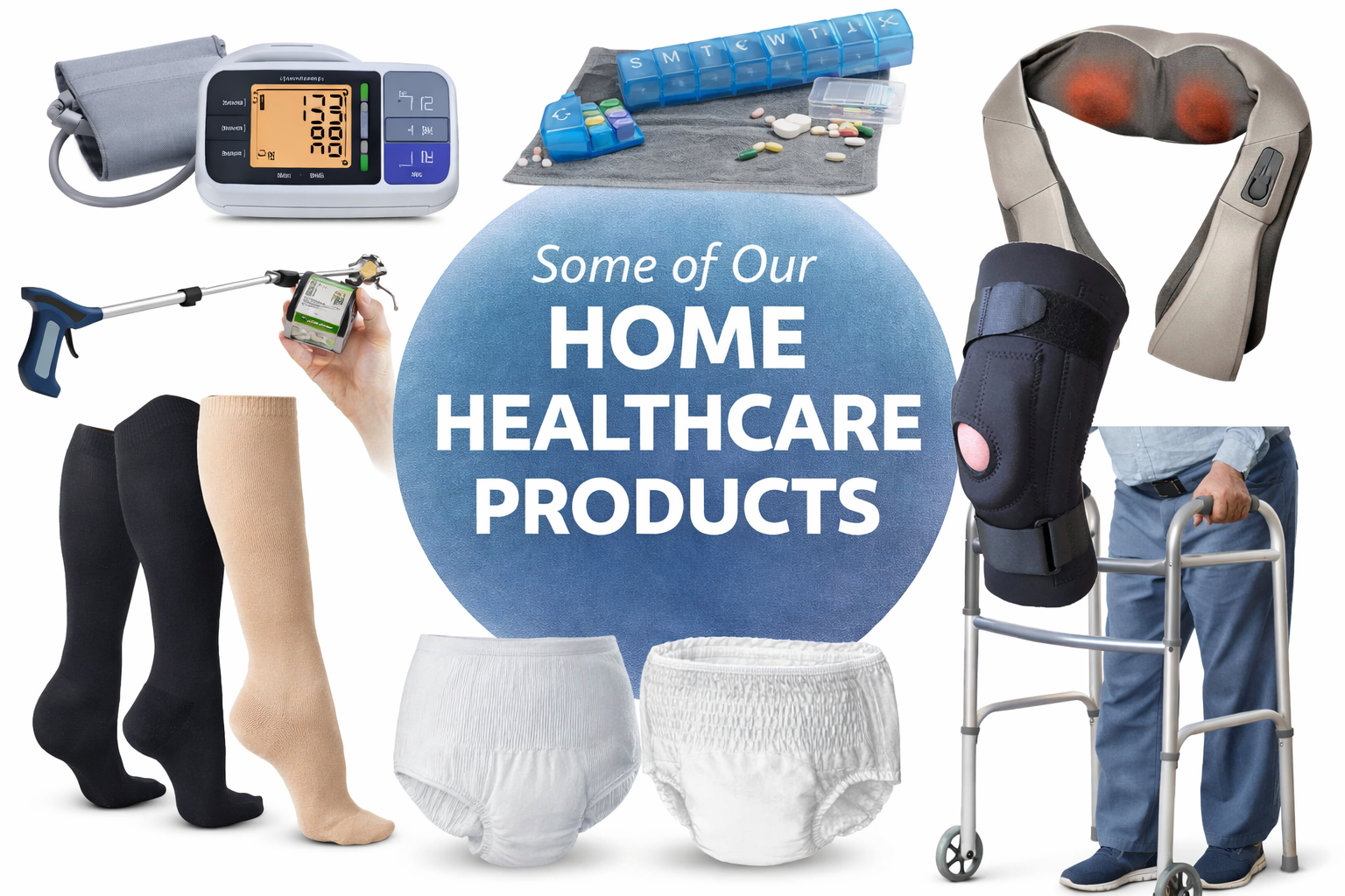 Home Healthcare Products collage
